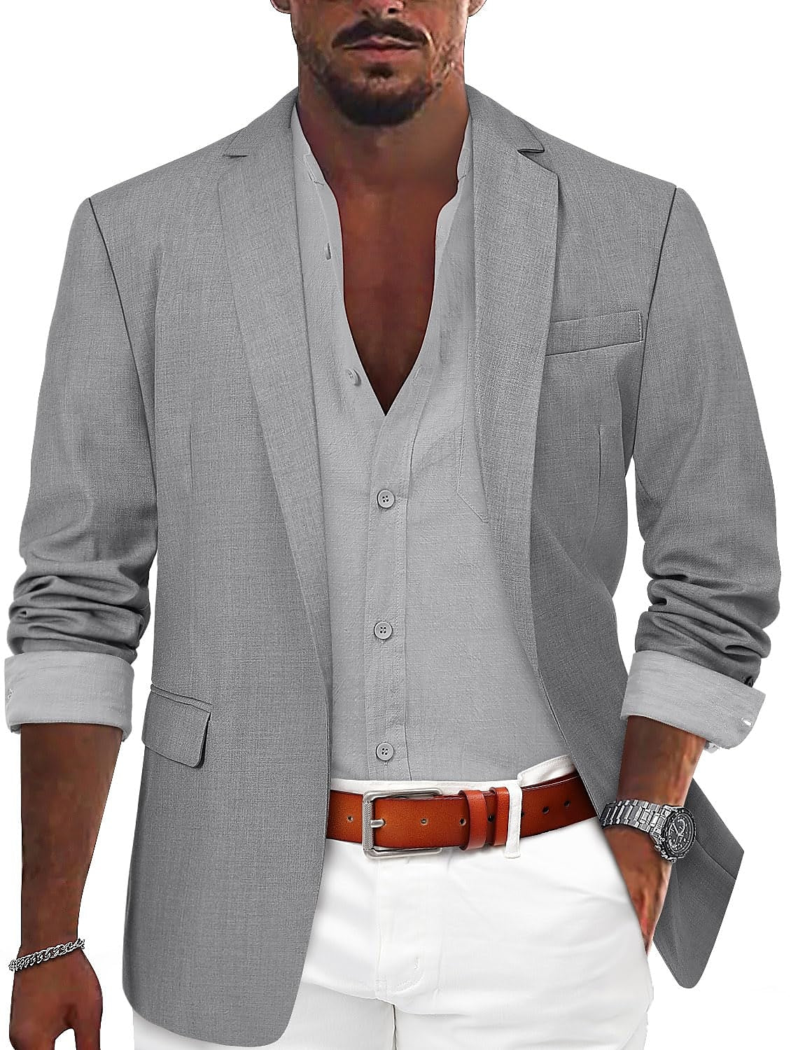 Enzo – Blazer Casual de Estilo Moderno para Hombre