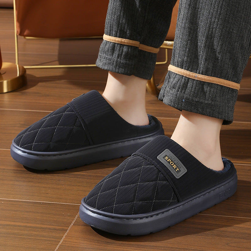 Lucas - Pantuflas de hombre acolchadas