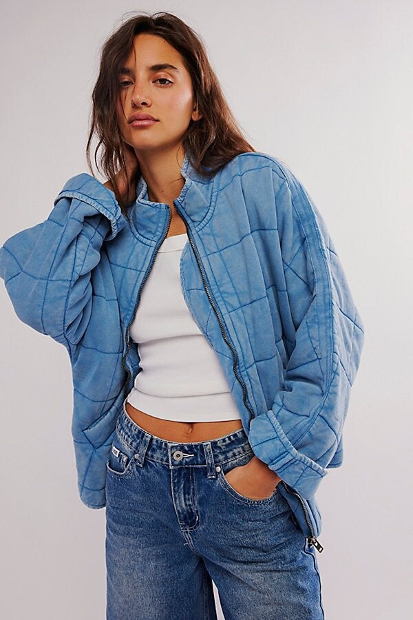 Sara – Chaqueta Acolchada Femenina de Estilo Casual Moderno