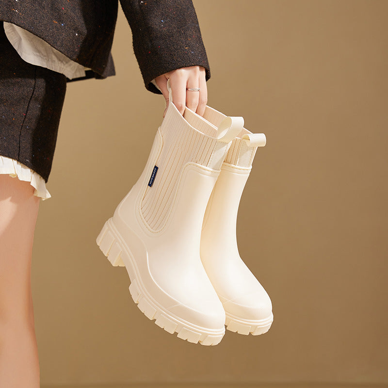 Sofía - Botines de mujer impermeables con caña elástica