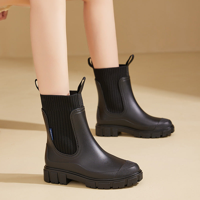 Sofía - Botines de mujer impermeables con caña elástica