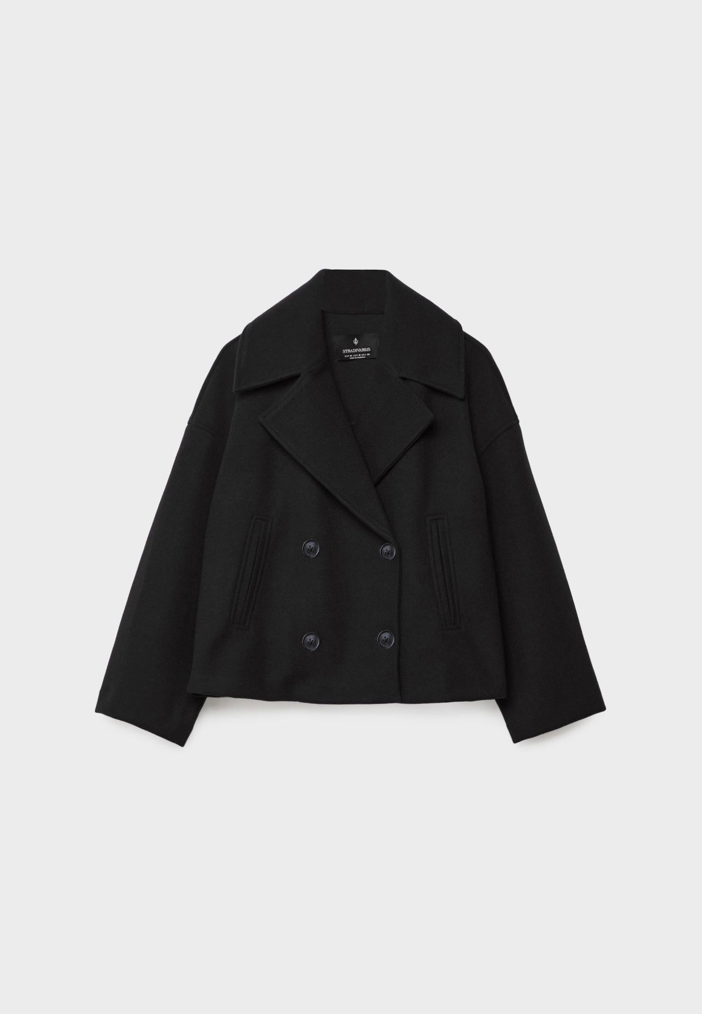 Natalia - Chaqueta corta de mujer con solapa y botones