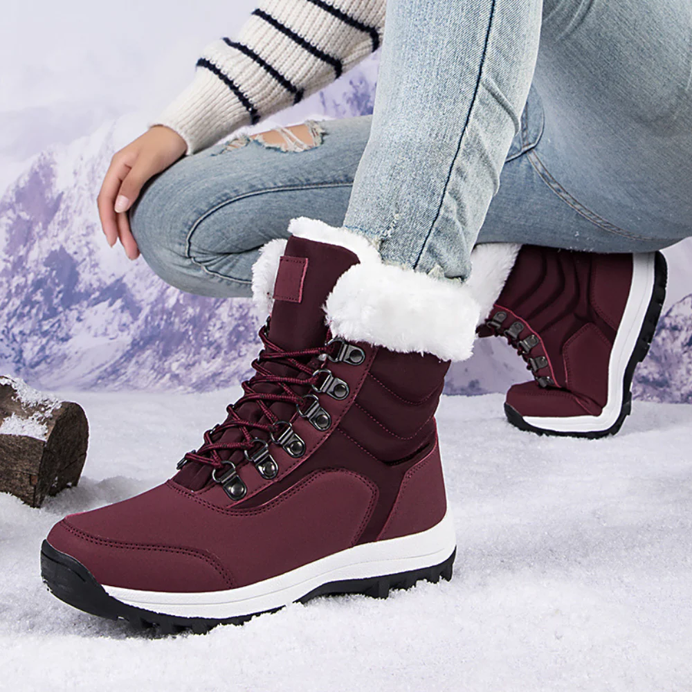 Marta - Botas de mujer de invierno impermeables con forro de pelo