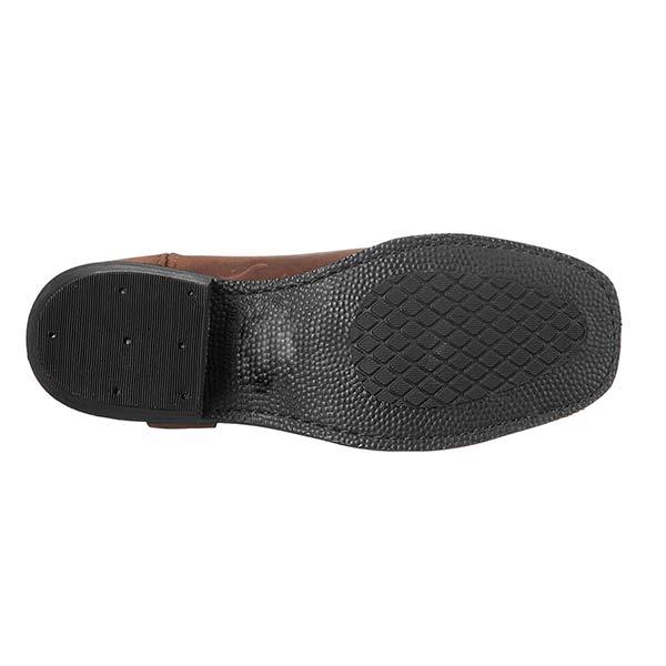 Nikolas - Botas de hombre en cuero estilo biker con hebilla