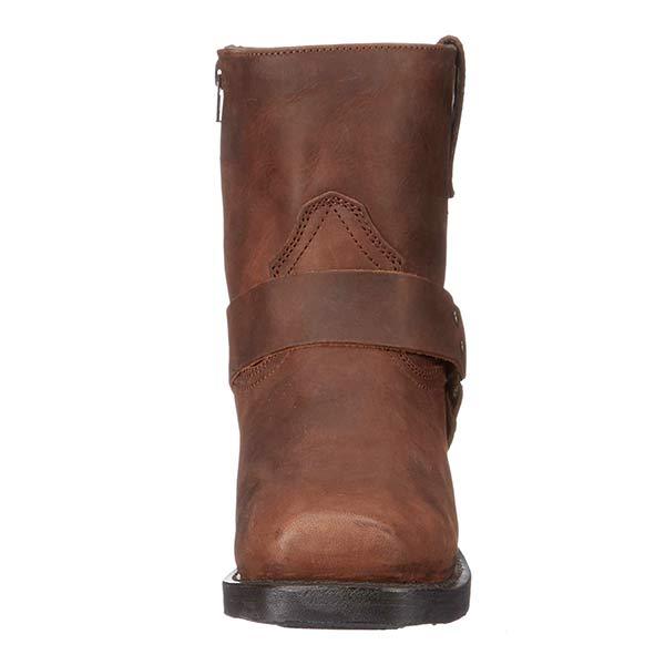 Nikolas - Botas de hombre en cuero estilo biker con hebilla