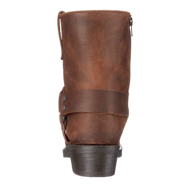 Nikolas - Botas de hombre en cuero estilo biker con hebilla