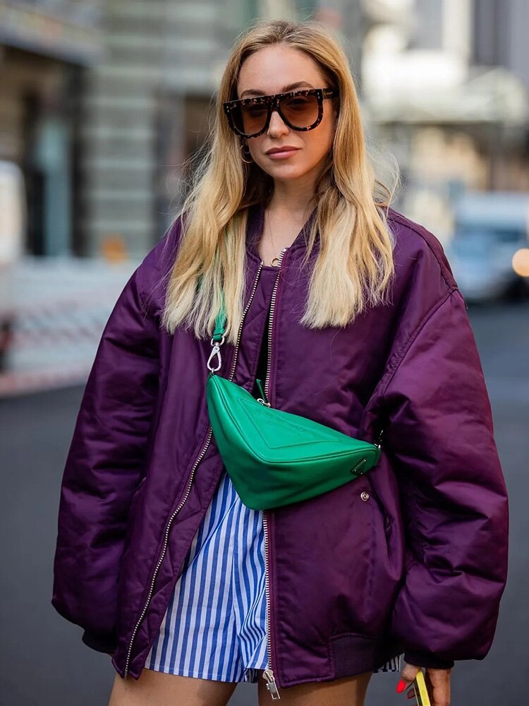 Aurora - Chaqueta bomber para mujer ligera y casual