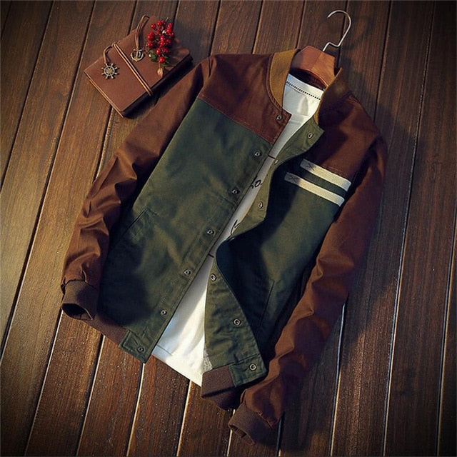 Diego - Chaqueta casual con botones a presión