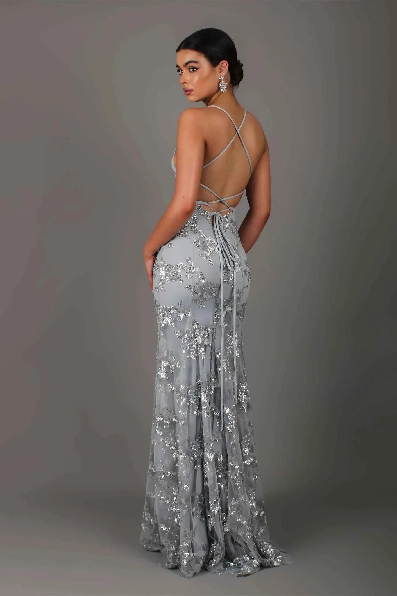 Camila - Vestido largo de fiesta con tirantes mujer
