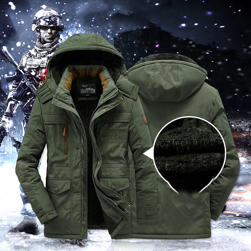 Damián - Chaqueta acolchada hombre con capucha