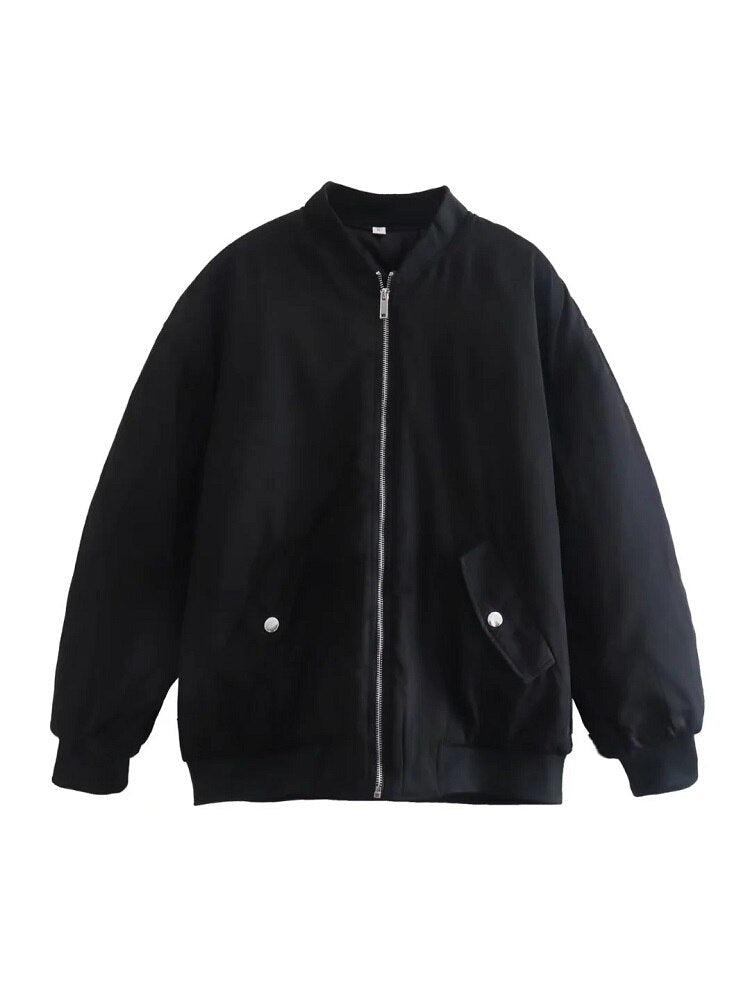 Aurora - Chaqueta bomber para mujer ligera y casual