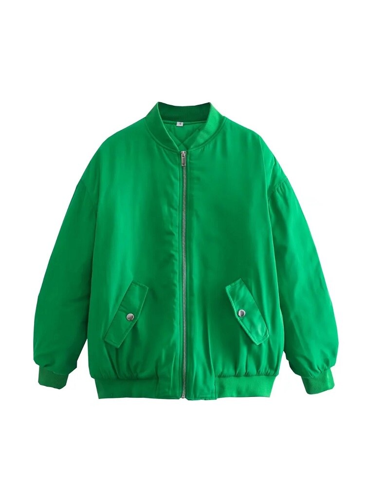 Aurora - Chaqueta bomber para mujer ligera y casual