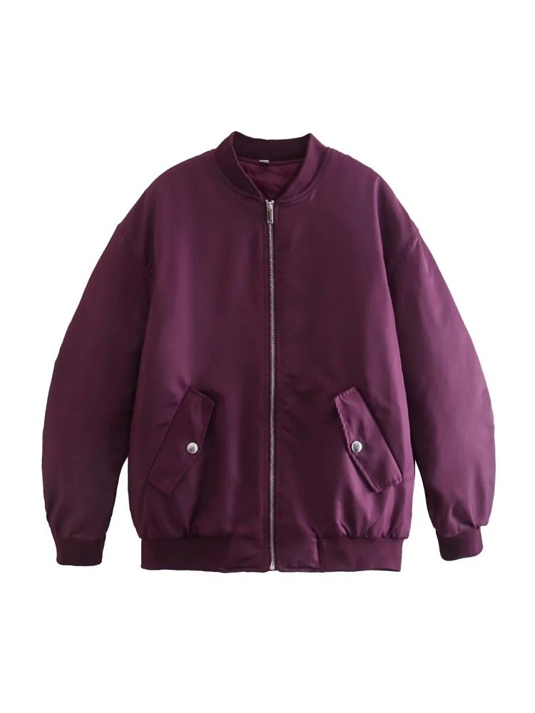 Aurora - Chaqueta bomber para mujer ligera y casual