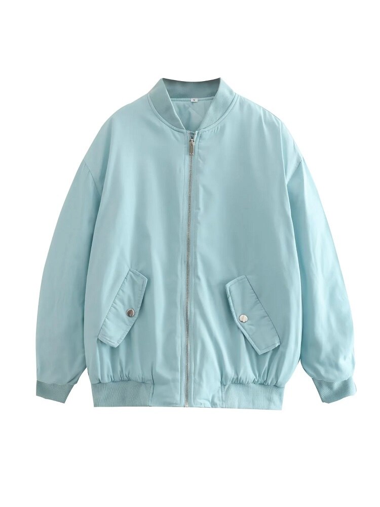 Aurora - Chaqueta bomber para mujer ligera y casual