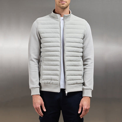 Lucas - Chaqueta de hombre acolchada ligera con cremallera frontal