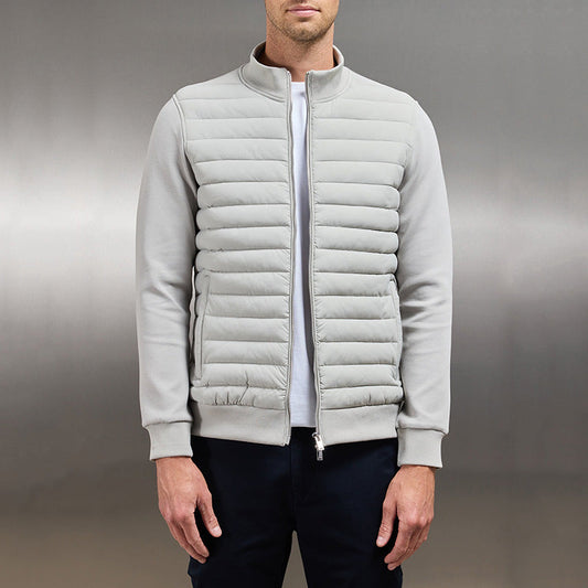 Lucas - Chaqueta de hombre acolchada ligera con cremallera frontal