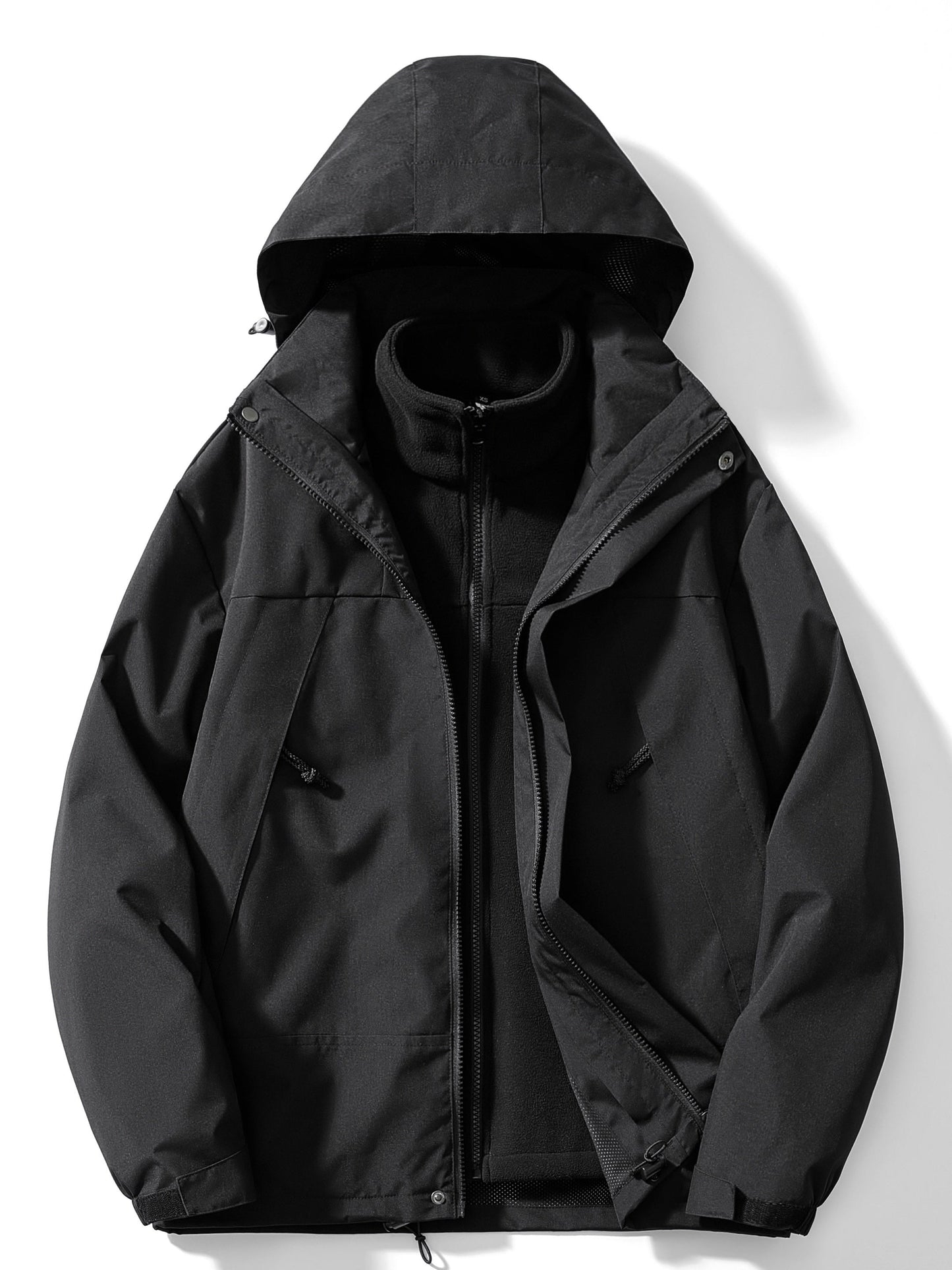 Diego - Chaqueta impermeable de hombre con forro desmontable
