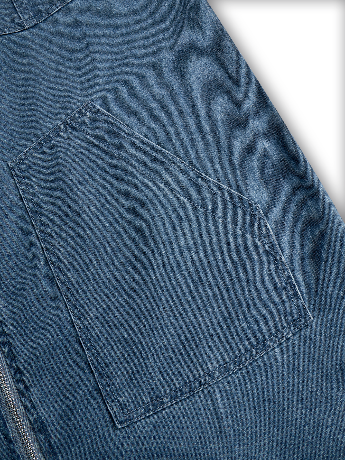 Nora – Mono largo con capucha y cremallera frontal