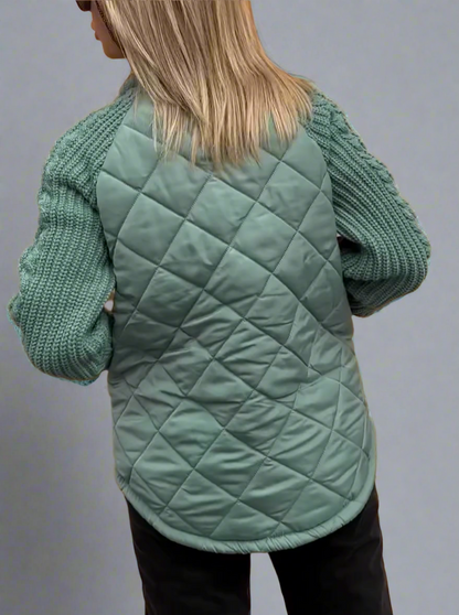 Marta - Chaqueta acolchada con mangas de punto mujer