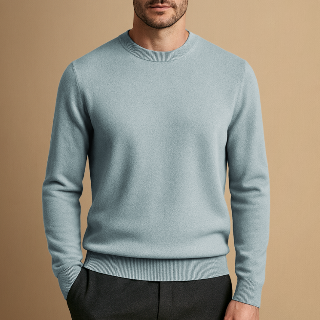 Hugo – Jersey de punto básico para hombre