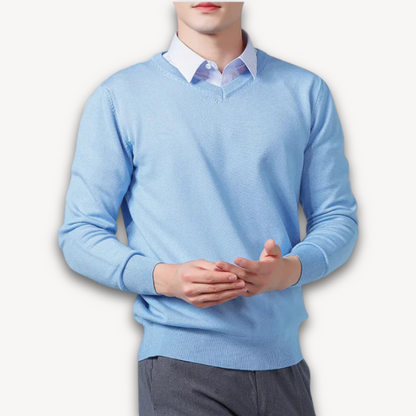 Nico – Suéter clásico de punto fino para hombre
