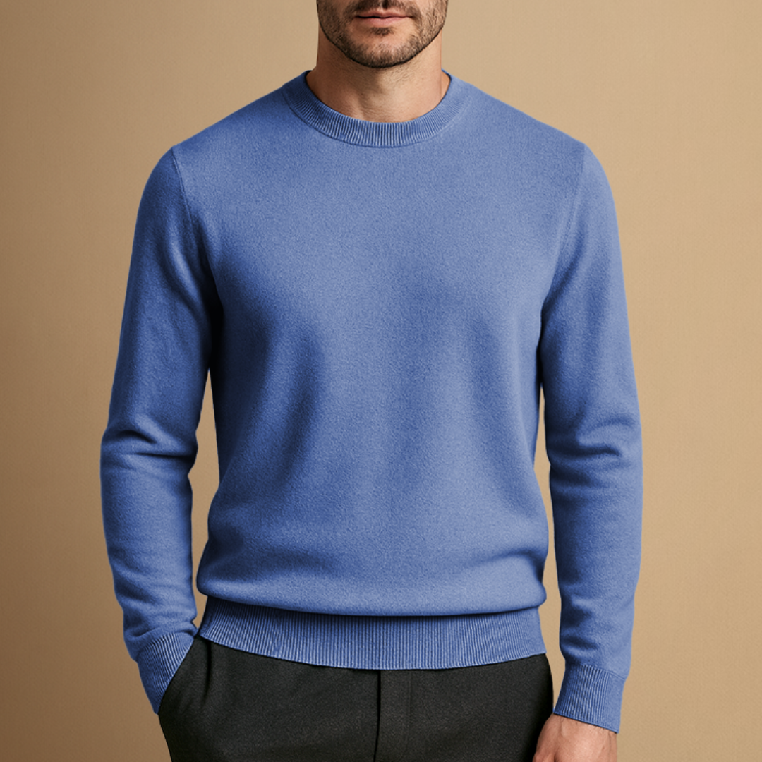 Hugo – Jersey de punto básico para hombre