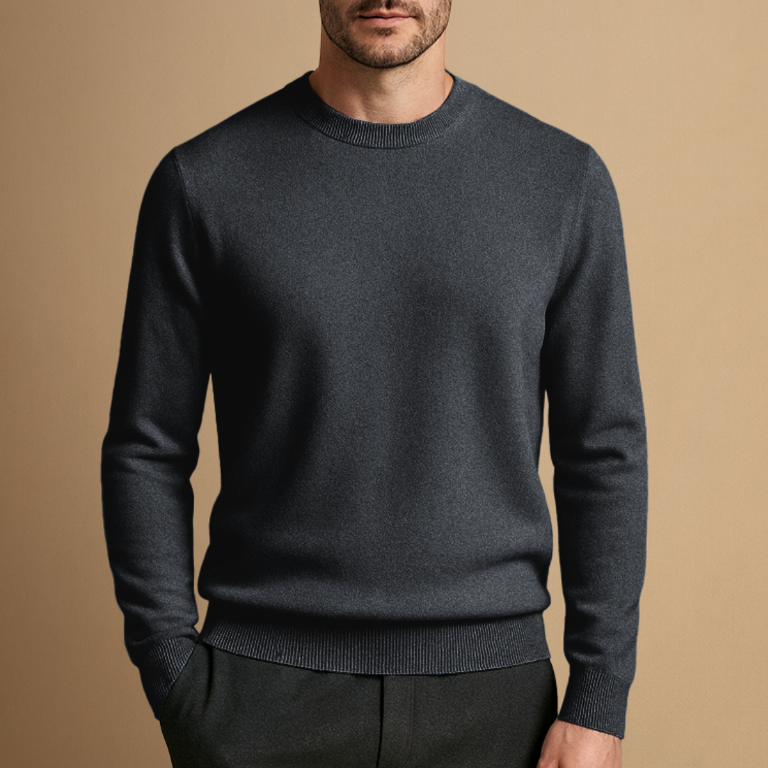 Hugo – Jersey de punto básico para hombre