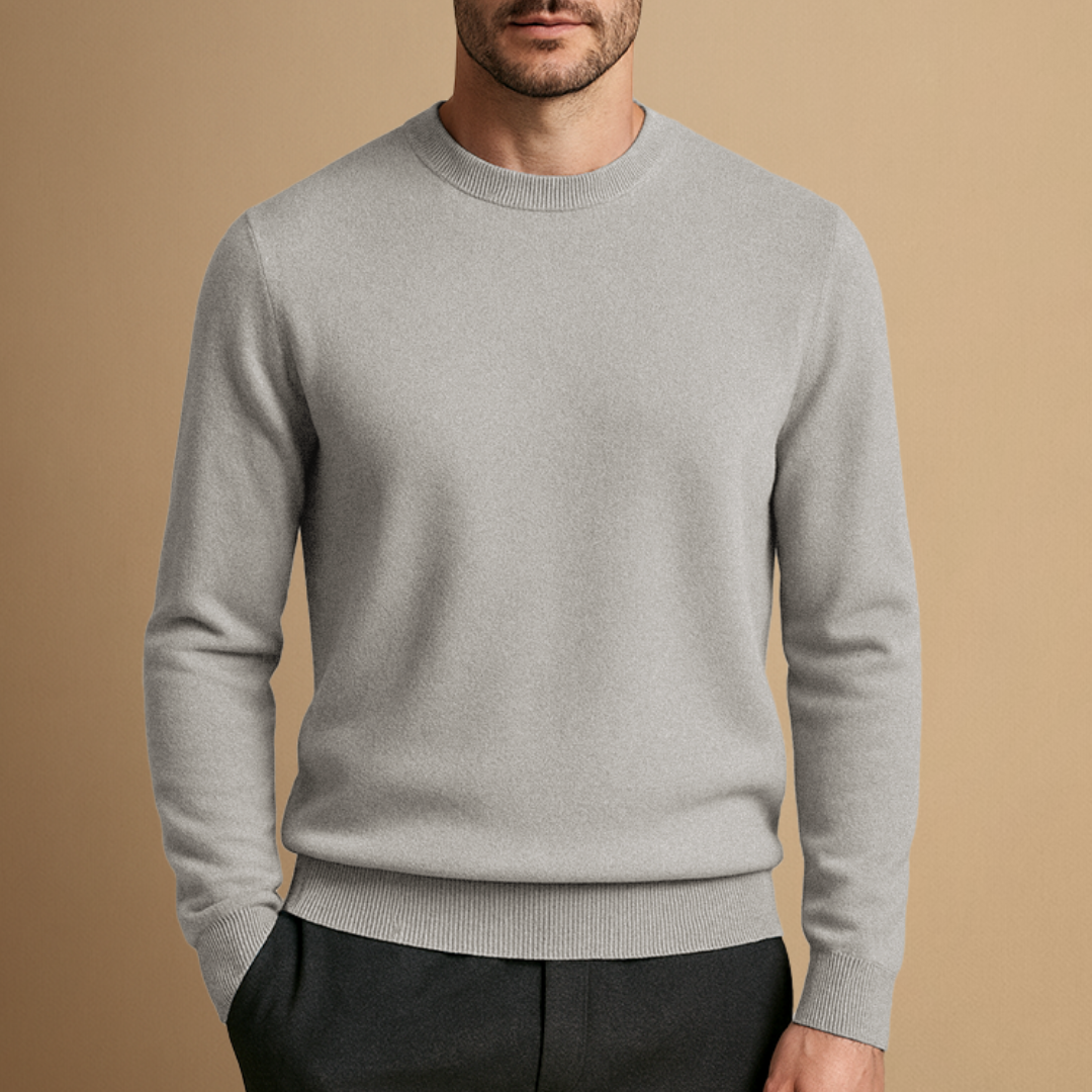 Hugo – Jersey de punto básico para hombre