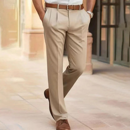 Alejandro - Pantalón de vestir para hombre recto