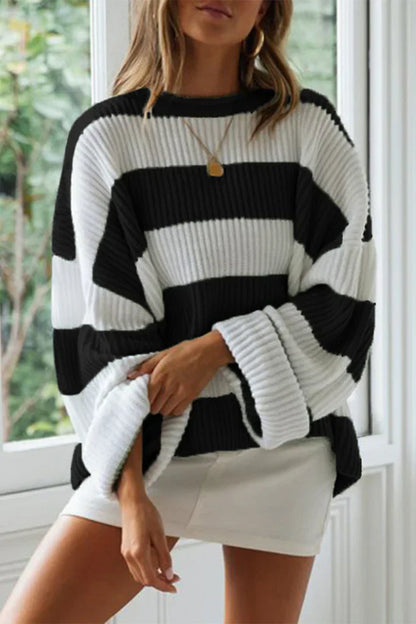 Emma – Suéter oversize de rayas para mujer