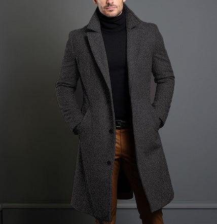 Leonardo – Abrigo largo de lana para hombre