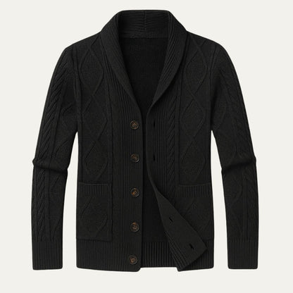 Tomás – Cárdigan de punto trenzado para hombre