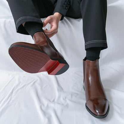 Adrián – Botines Chelsea de piel para hombre