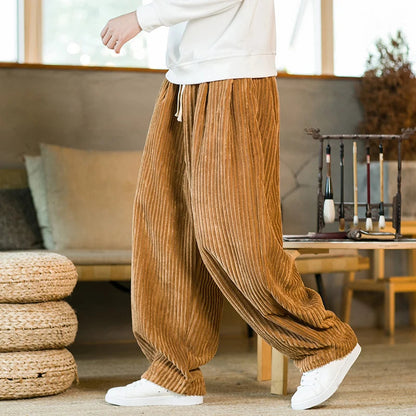 Oliver – Relaxed Wide-Leg Corduroy Trousers