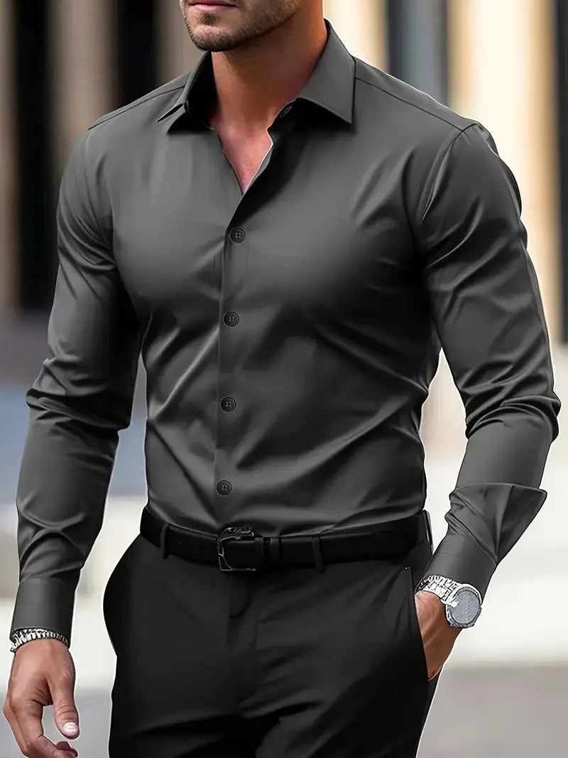 Gabriel – Camisa Slim Fit de Estilo Moderno para Hombre