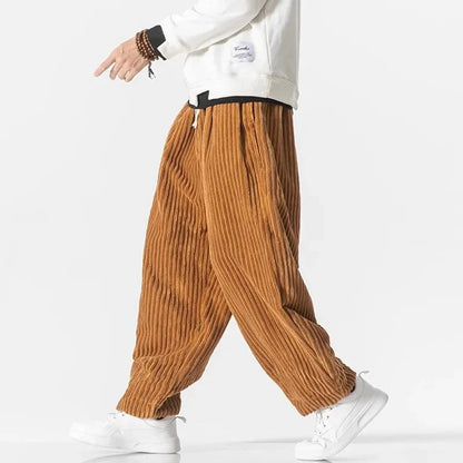 Oliver – Relaxed Wide-Leg Corduroy Trousers