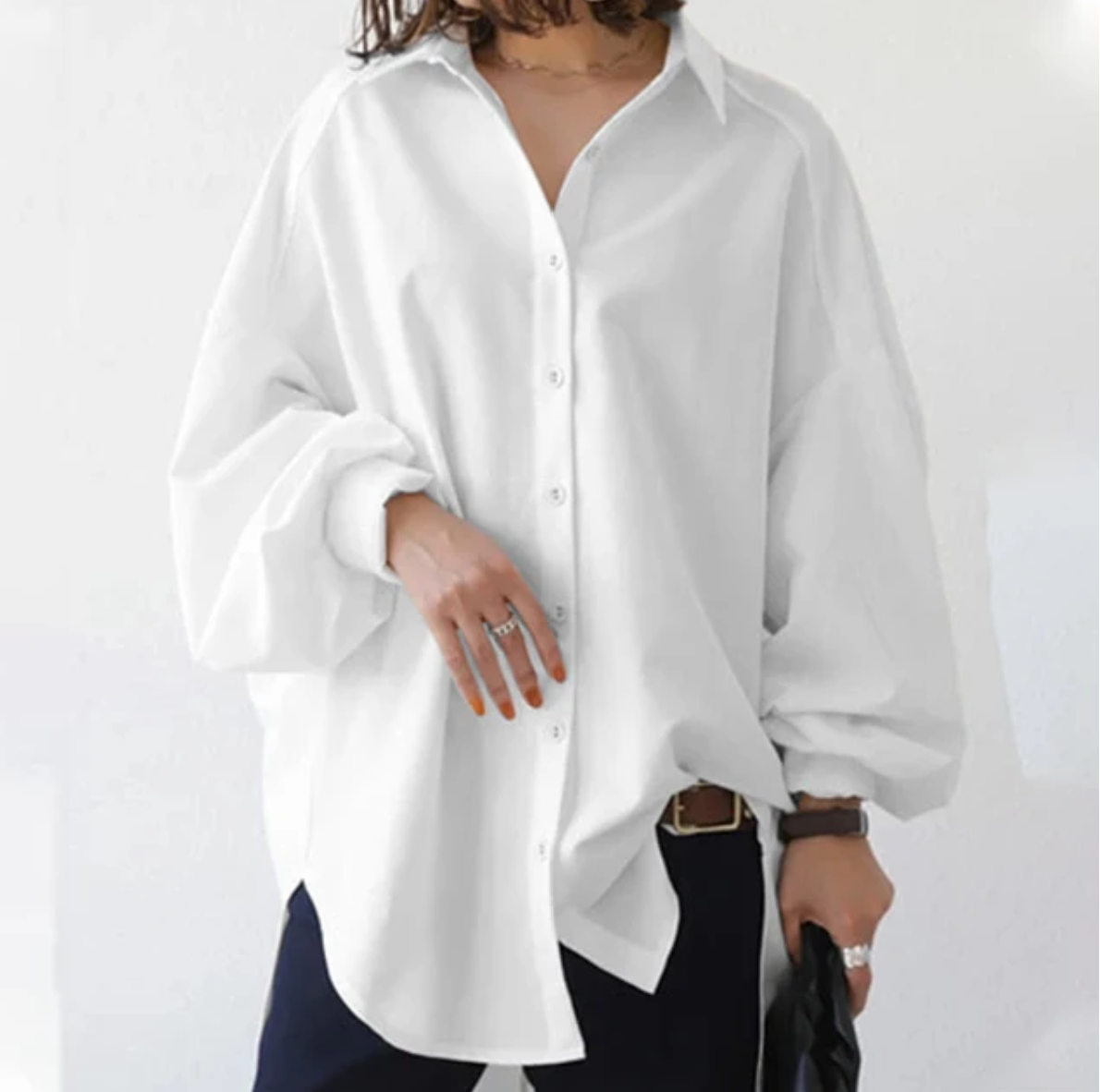 Dolores | Blusa con solapa para mujer
