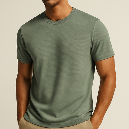 Oliver – Camiseta de manga corta con textura estructurada
