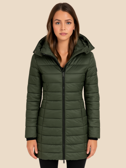 Valentina – Chaqueta acolchada de invierno con capucha para mujer