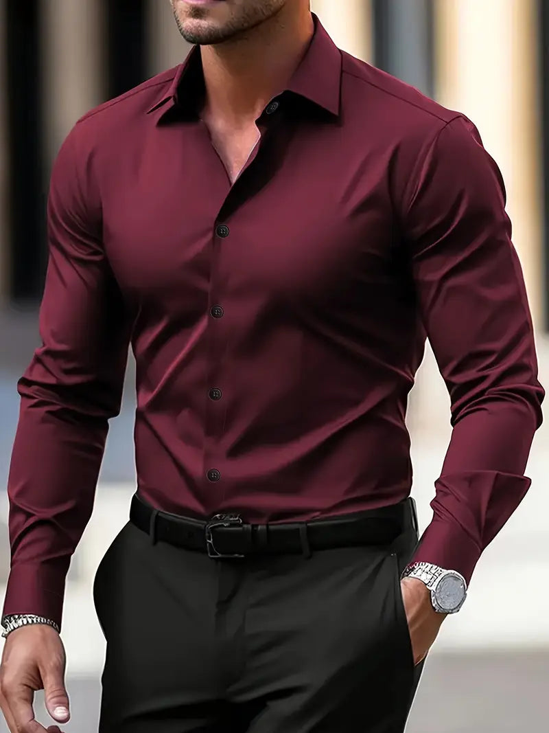 Adrián – Camisa ajustada de vestir para hombre