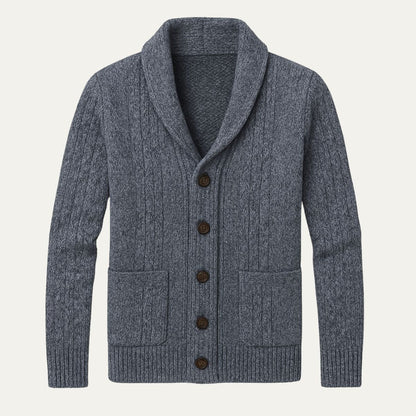 Tomás – Cárdigan de punto trenzado para hombre