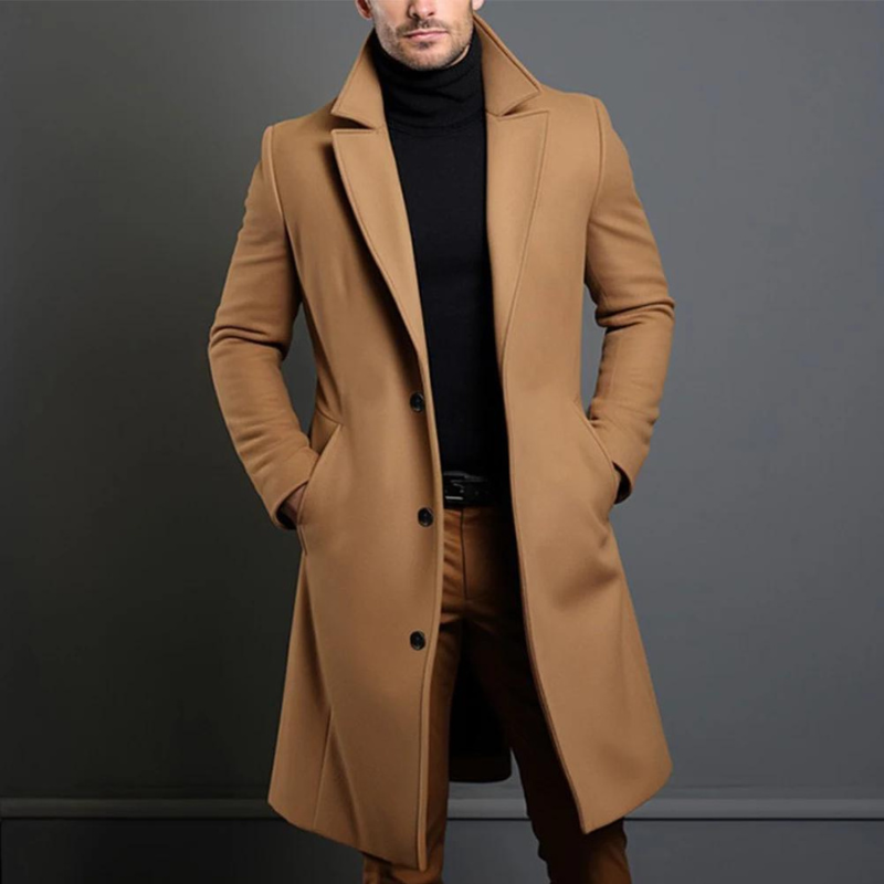 Genaro - Trench largo para hombre para la primavera