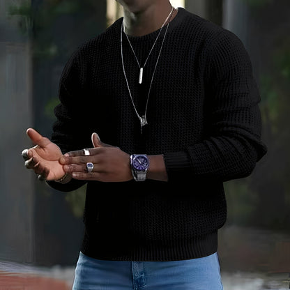 Iván – Jersey Hombre de Punto Grueso Texturizado