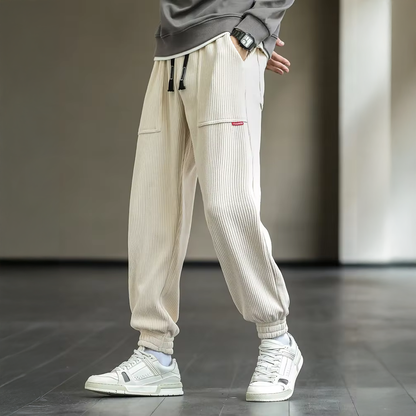 Lucas – Pantalón jogger de pana con bolsillos