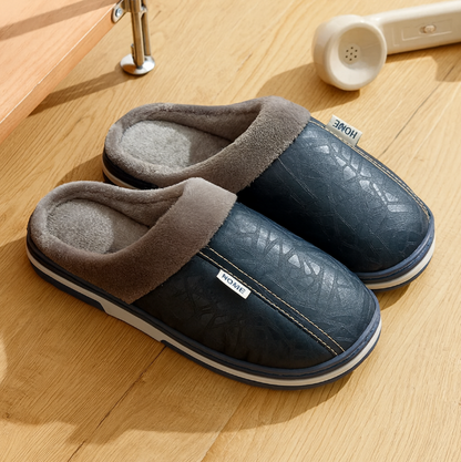 Javier – Zapatillas de Casa Acolchadas con Forro de Felpa para Hombre