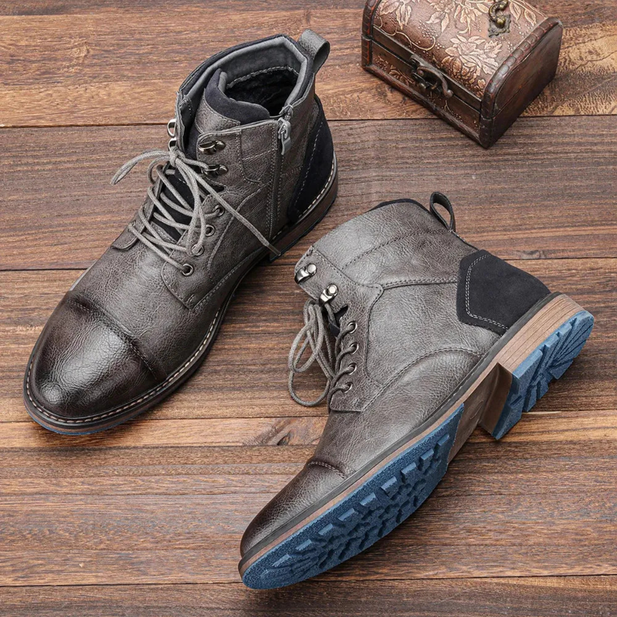 Pablo – Botas urbanas de cuero para hombre