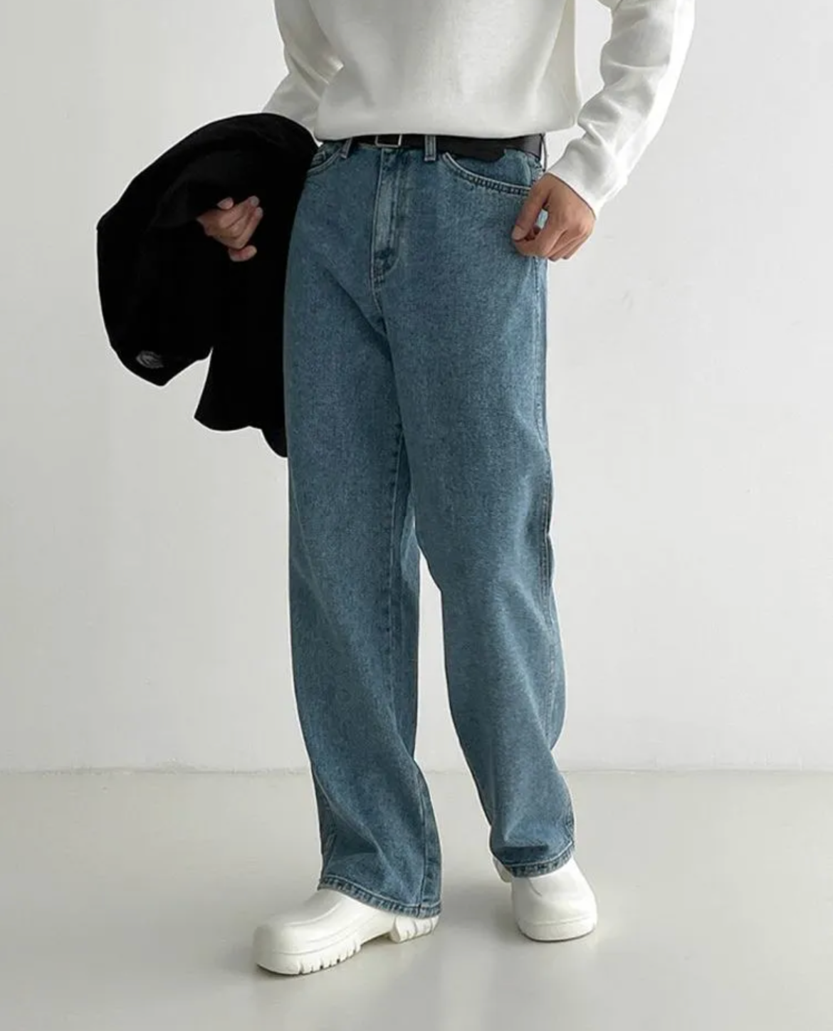 Adrián – Jeans de corte ancho para hombre