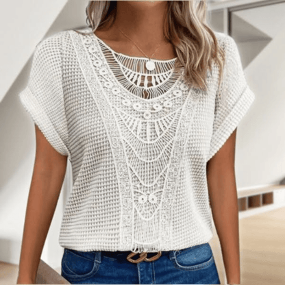 Isabella – Elegante blusa inspirada en Ibiza
