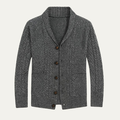 Tomás – Cárdigan de punto trenzado para hombre