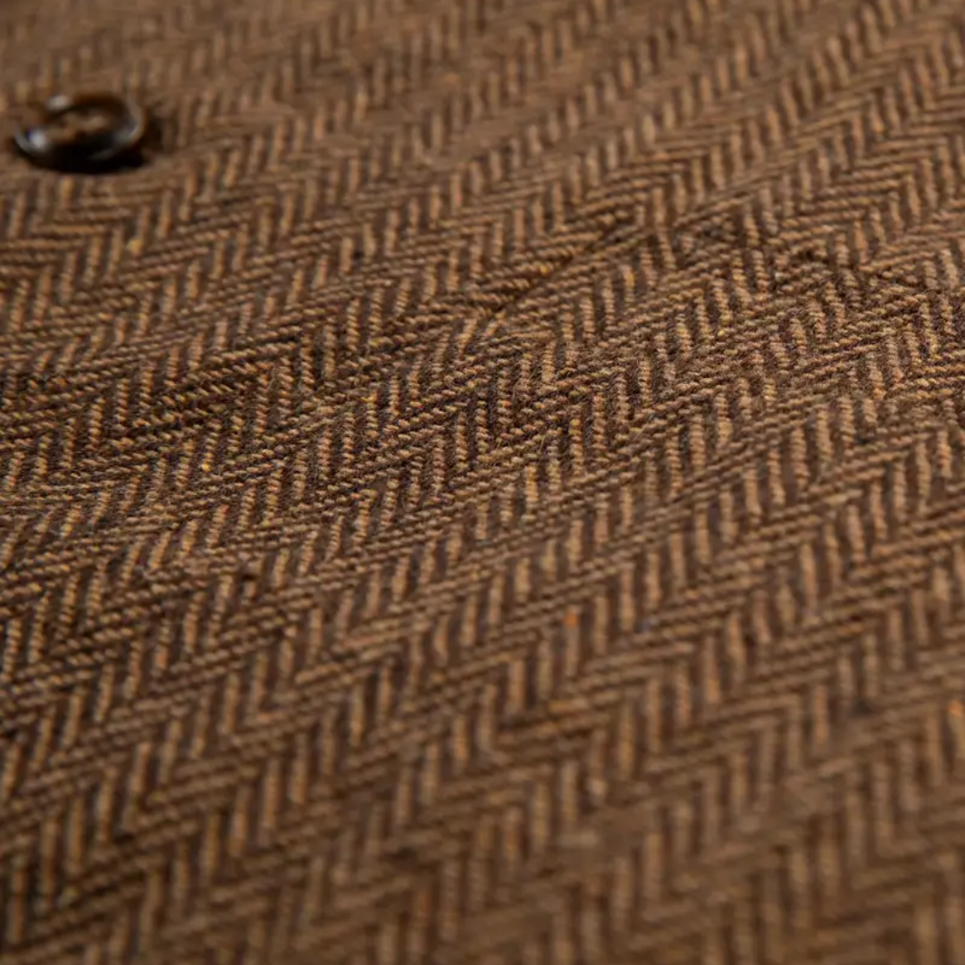 Javier – Chaleco sastrero tweed con solapas Hombre